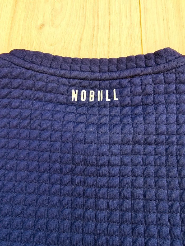 Pull Nobull matelassé bleu marine taille S femme - photo numéro 4