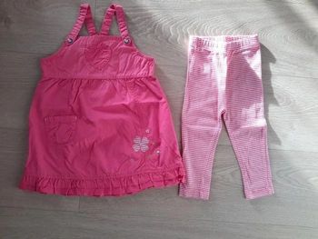 Ensemble robe legging Gémo 18 mois