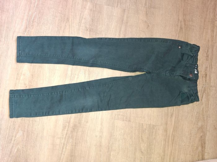 Lot 2 pantalons slim vertbaudet BE 9ans - photo numéro 2