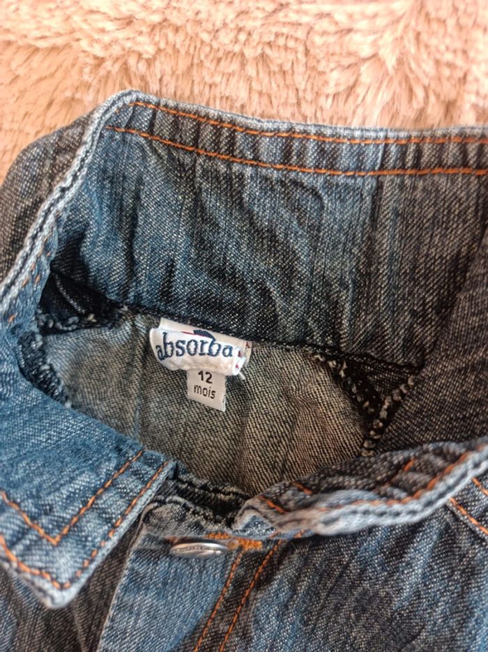Veste en jean bébé - photo numéro 2