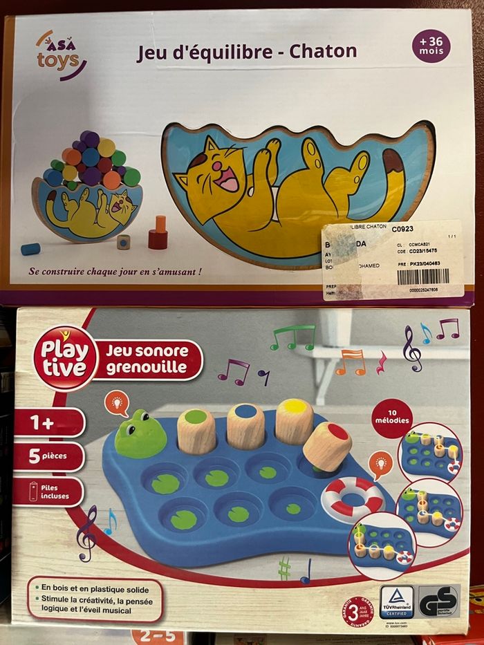 Lot de jeux 1er âge en bois - photo numéro 3