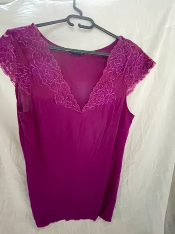 Haut Rouge Gorge – Fuchsia, T.S, très bon état