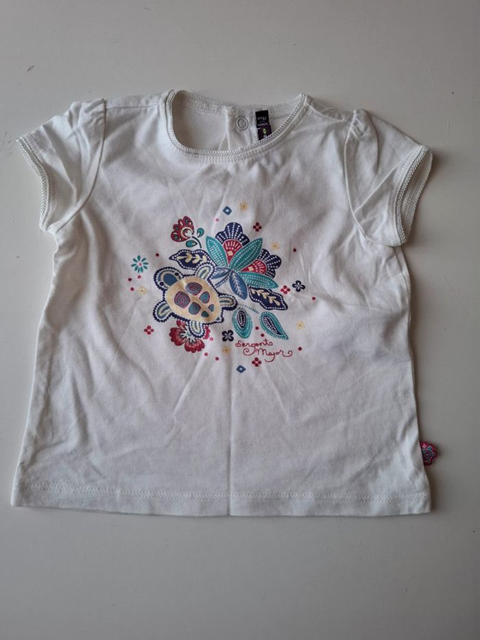 T-shirt fille Sergent Major taille 12 mois