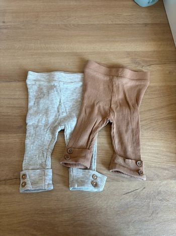 Lot de 2 leggings 1 mois