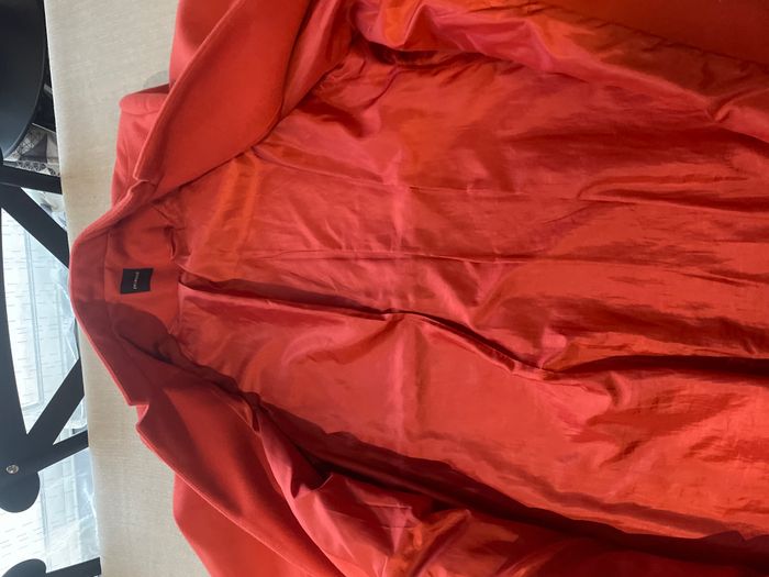 Manteau  orange  porté quelques fois fois - photo numéro 2