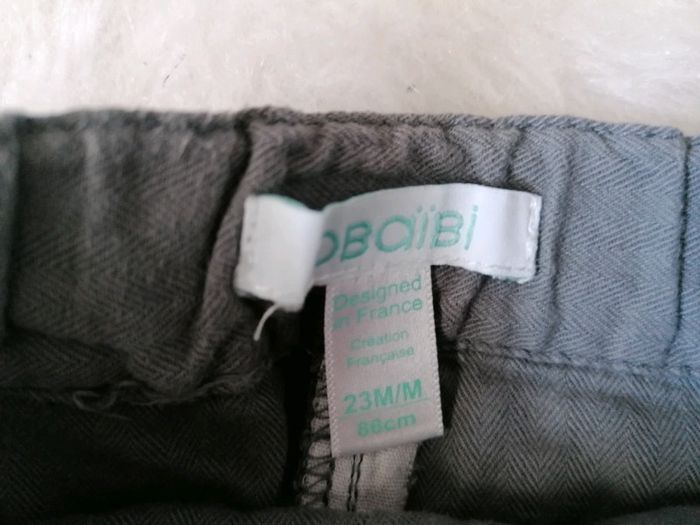 Short gris Obaïbi fille 23 mois #espanolitinafille24mois - photo numéro 3