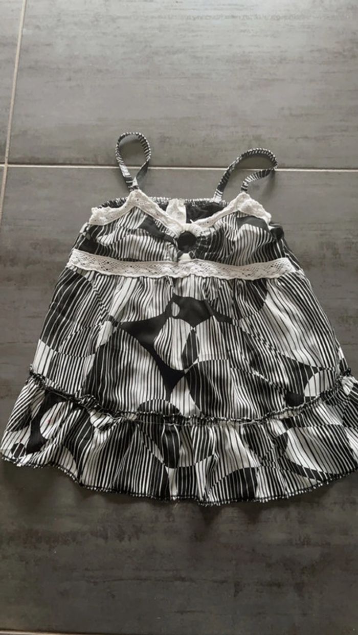 Débardeur en voilage