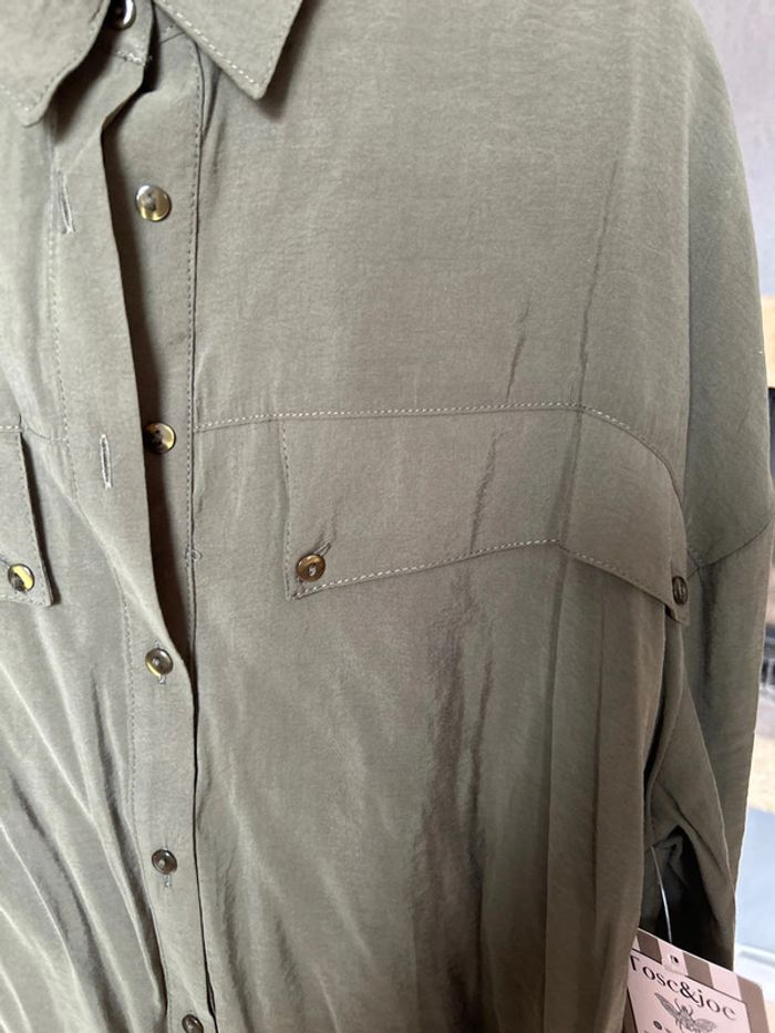 Chemise kaki Toscanjoe - photo numéro 2