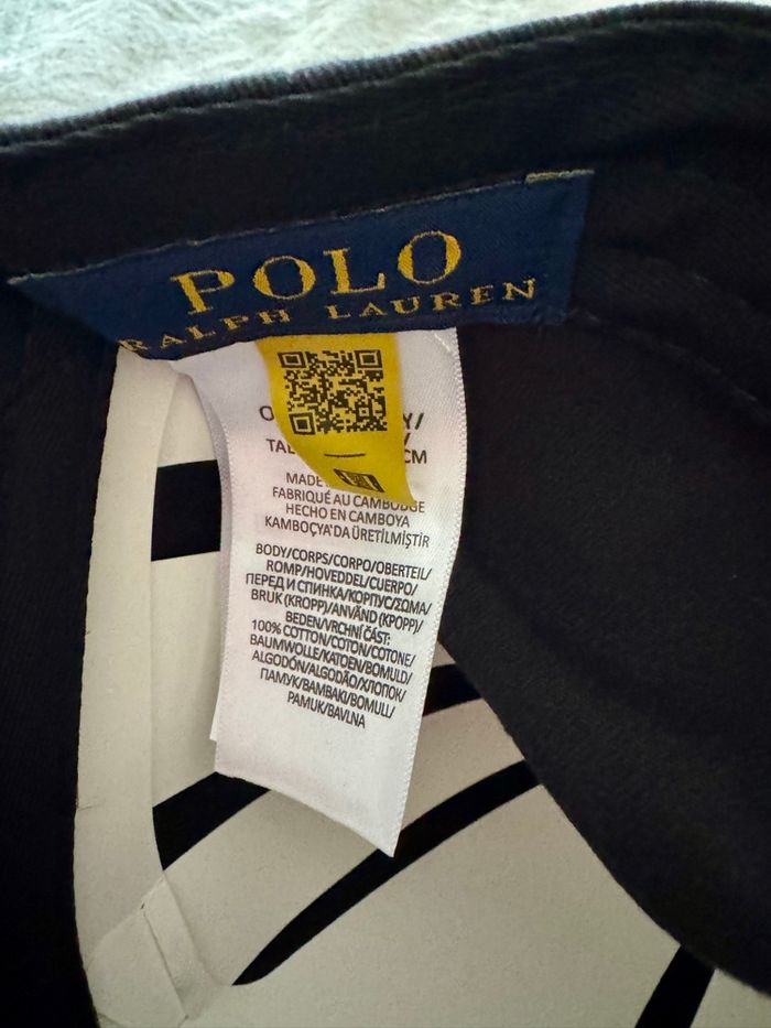 Casquette Ralph Lauren noire logo rouge - photo numéro 6