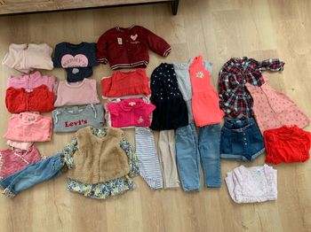 Lot 12 mois bébé fille - 30 pièces