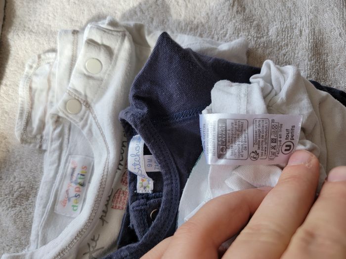 Lot de 6 Tee-shirts manches longues 9 mois garçon - photo numéro 3