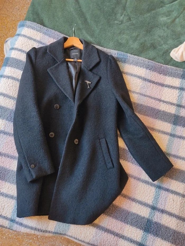 Manteau noir femme laine XL 42 Maison Scotch Bon état - photo numéro 10