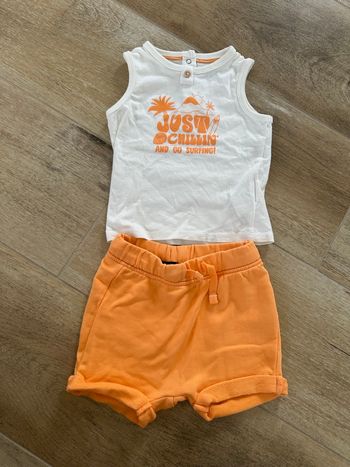 Ensemble débardeur et short garçon
