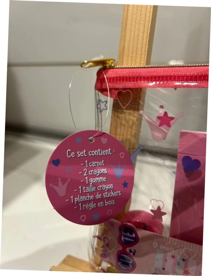 Sets trousse d’école Fille + Stylo 6 couleurs Licorne - photo numéro 2