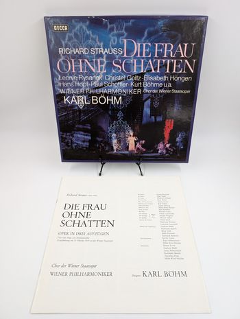 Coffret Vinyle 33 tours Richard Strauss : Die Frau Ohne Schatten (Karl Böhm) en boite, complet