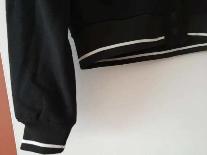Blouson Teddy avec inscriptions au dos - photo numéro 4