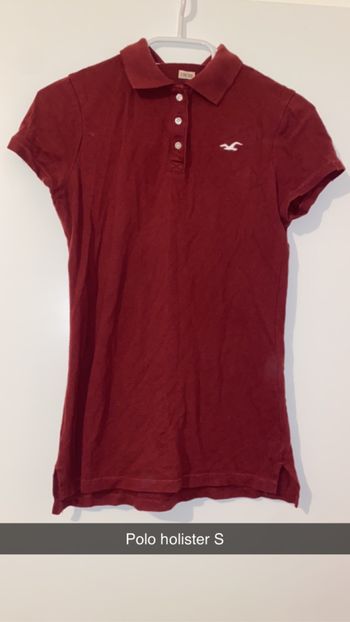 Polo hollister S Bordeaux
