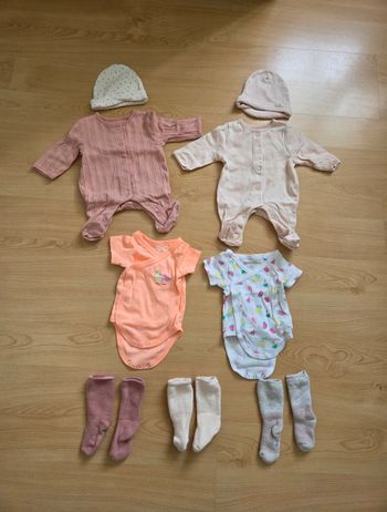 Lot naissance bébé fille 