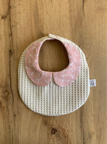 Bavoir bébé / enfant à col Claudine