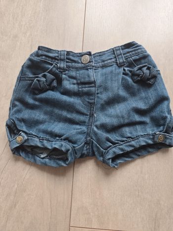 Short en jean 9 mois tape à l'oeil