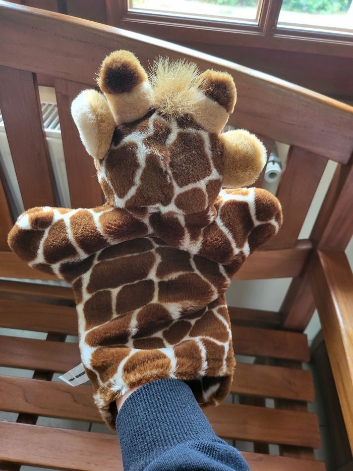 Peluche marionnette girafe 🦒 - photo numéro 4