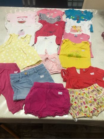 Lot vêtements bébé fille été 3 mois