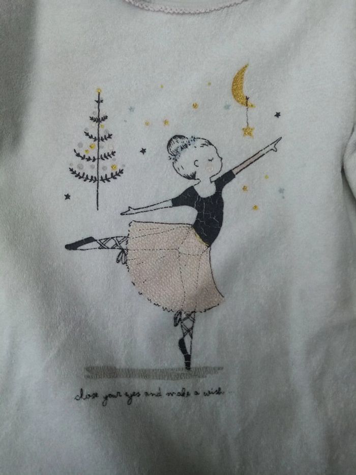Pyjama velours danseuse 12A - photo numéro 3