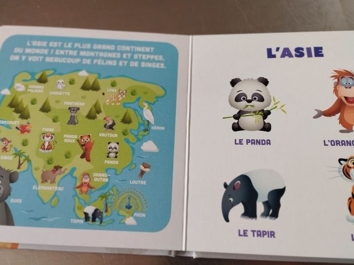 Livre enfant Disney baby mes premiers imagiers les animaux du monde - photo numéro 4