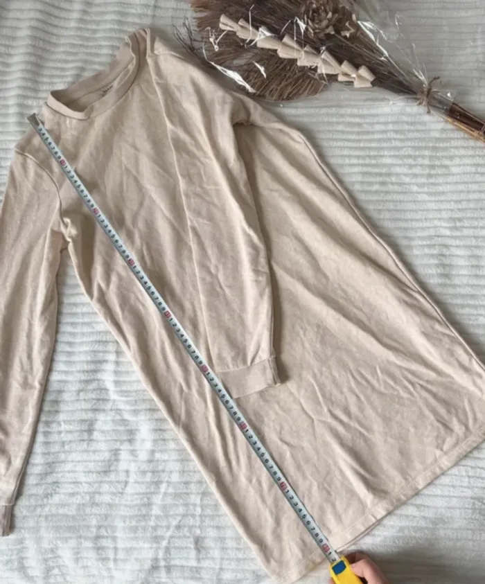 Robe beige clair - basique doux - photo numéro 5