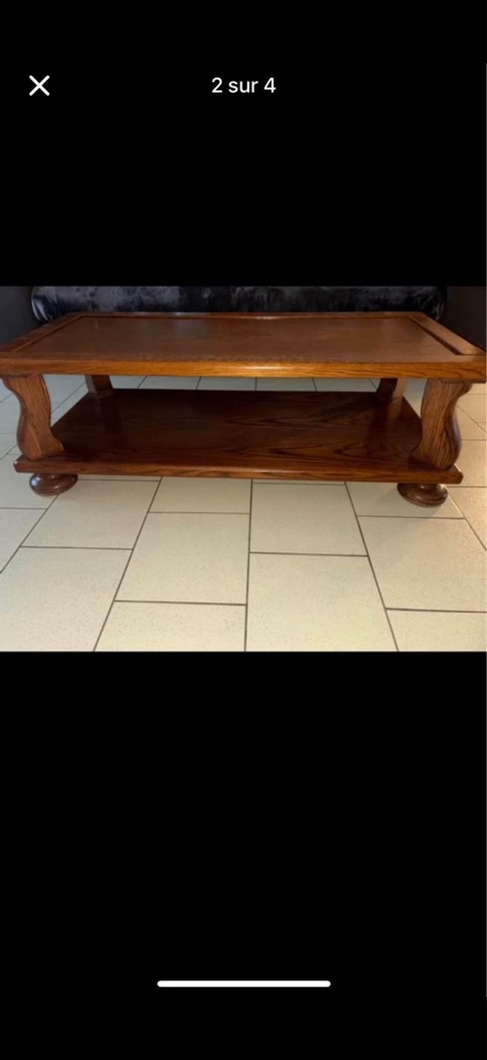 ✨ Table Basse en Bois Massif ✨ URGENT - photo numéro 2