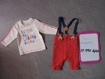 ensemble orchestra taille 3 mois