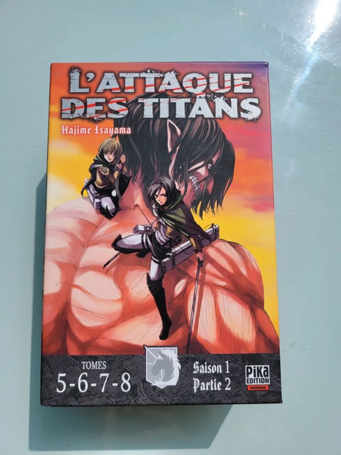 3 coffret Pika Édition : L'attaque des titans tomes 1 à 12 - photo numéro 11