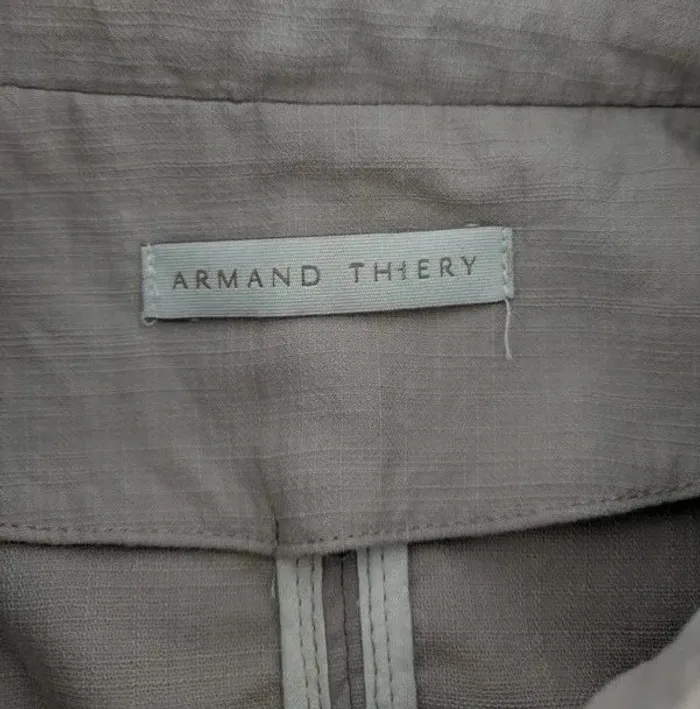Veste d'été beige 100% coton - Armand Thiery - taille 42 - photo numéro 5