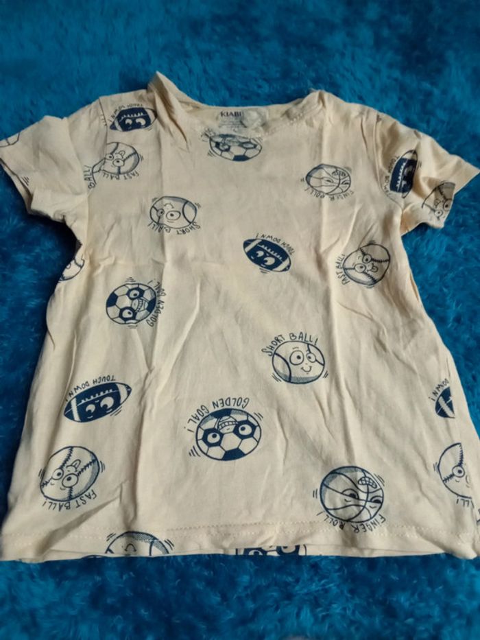 Tee shirt Jaune ballon Kiabi 6 ans