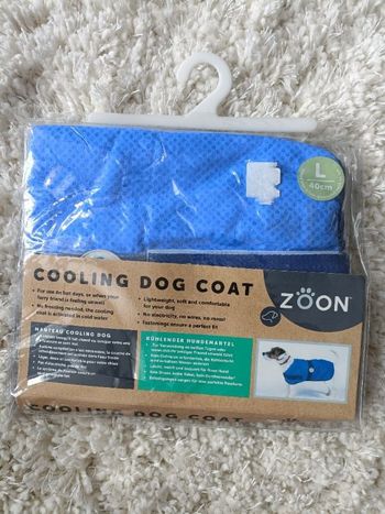 Manteau de refroidissement pour votre animal à utiliser quand il fait chaud ou se sent se sent mal