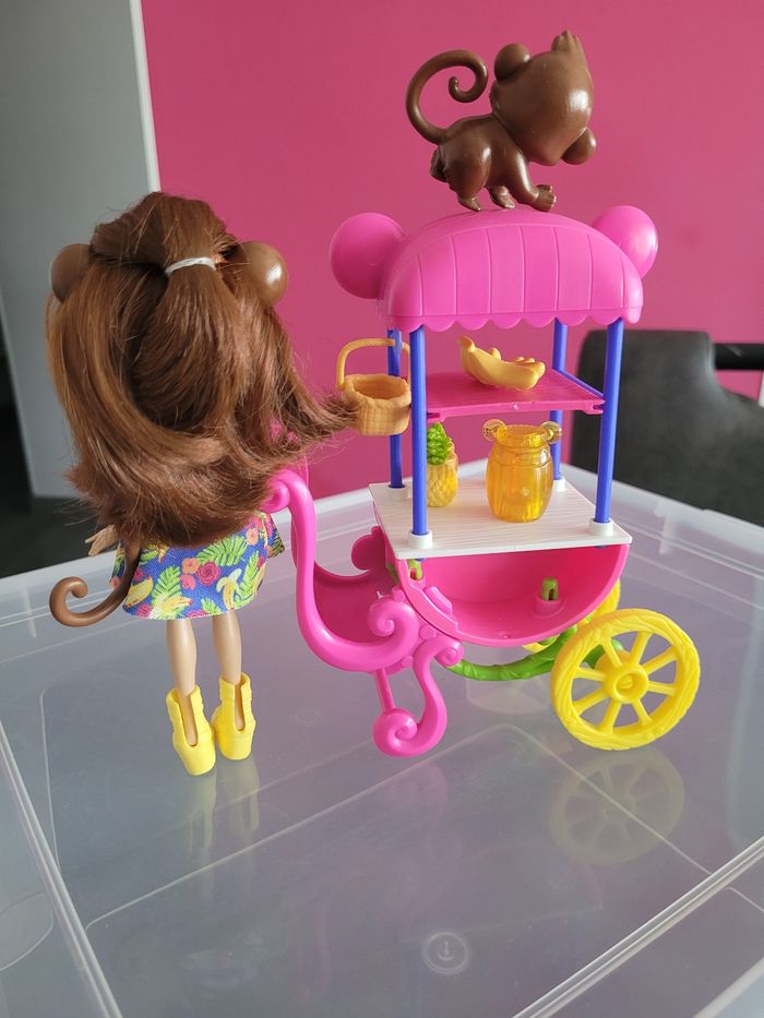 Enchantimals stand de fruits et son singe - photo numéro 2