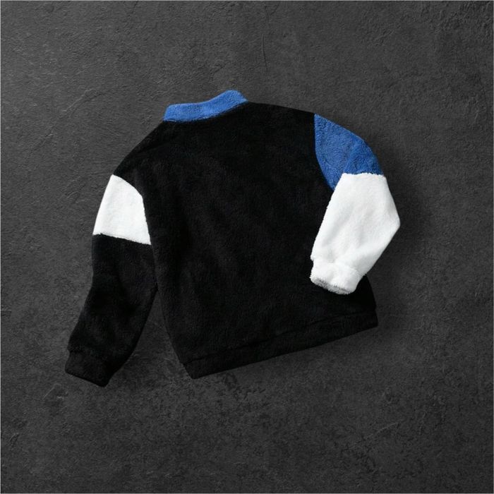 Veste Zippée Mixte Automne/Hiver Bleu Blanc Neuf Taille M - photo numéro 2