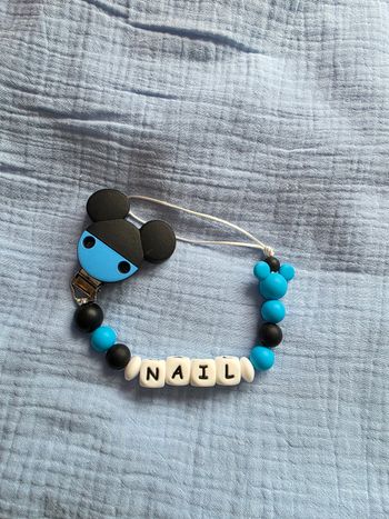 Attache tétine personnalisée