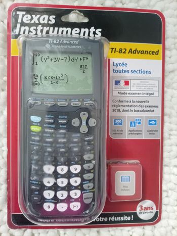 Texas instruments neufs, piles inclus