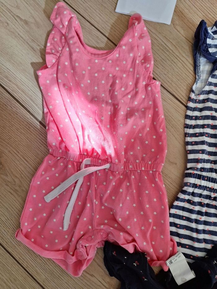 Lot combi-shorts été 18 mois fille - photo numéro 3