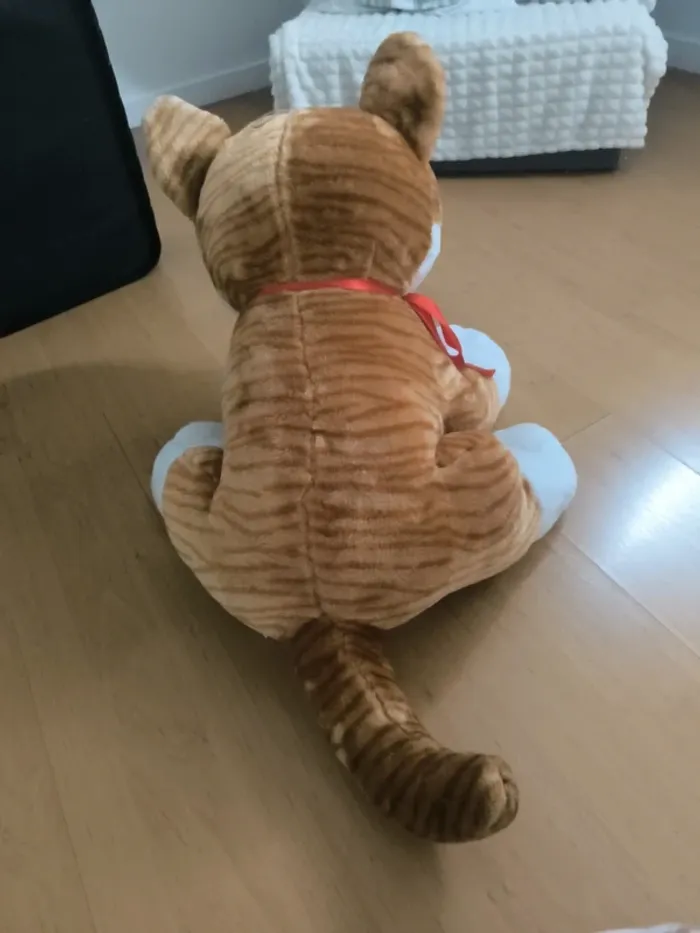 Grande peluche  chat - photo numéro 5