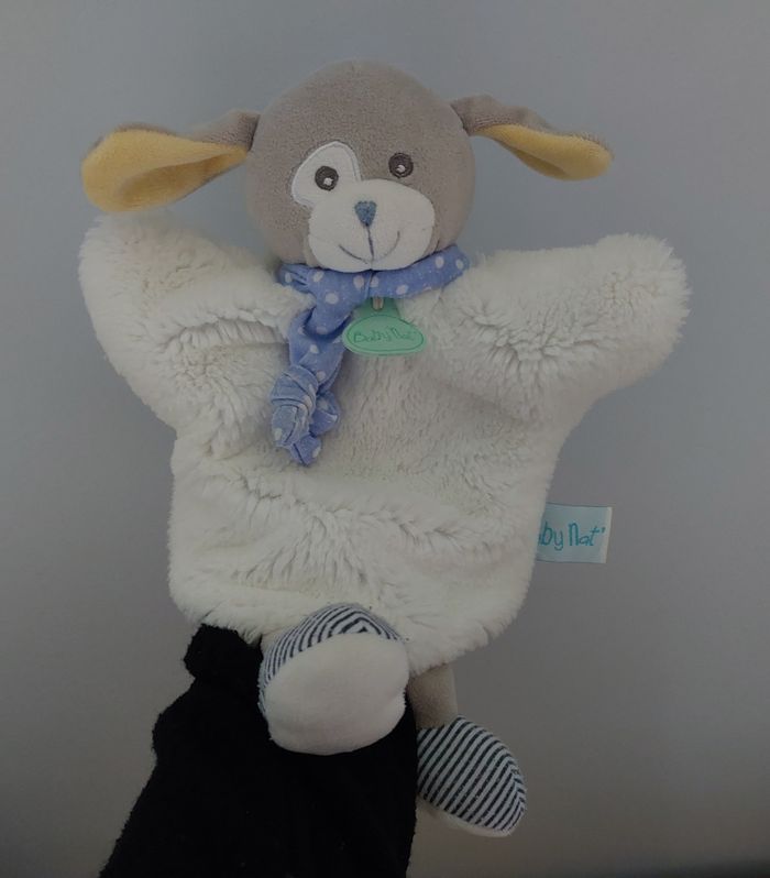 Doudou marionnette chien - Baby Nat