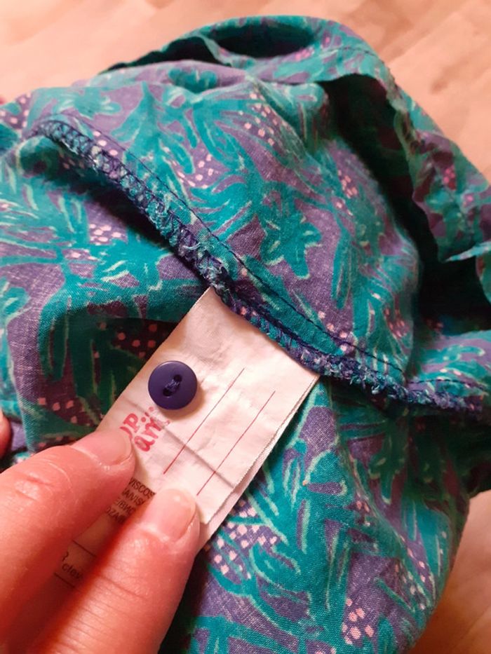 Robe fille bleue turquoise légère 5 ans - photo numéro 7