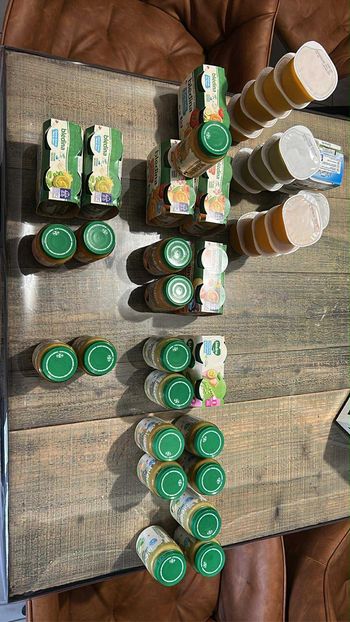 Gros lot pot bébé à partir de 4 et 6 mois