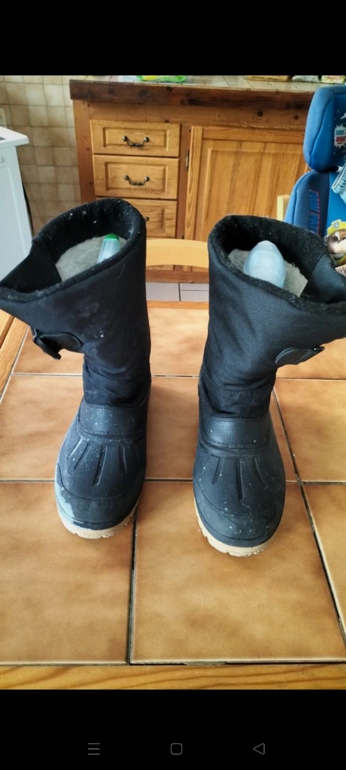 Bottes de ski noires