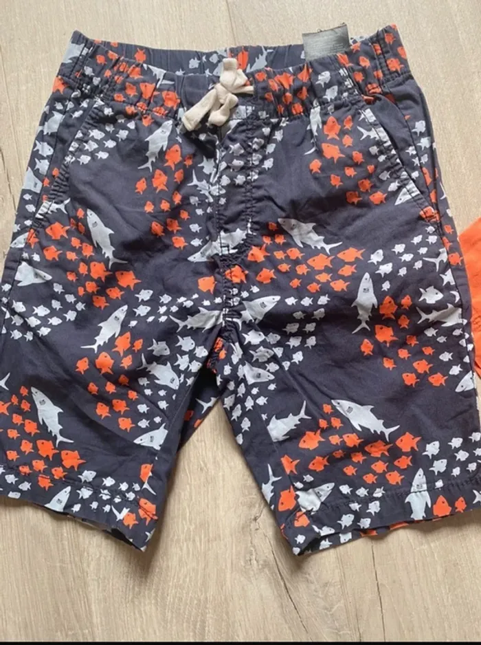 Lot de 2 short en toile H&m - photo numéro 2