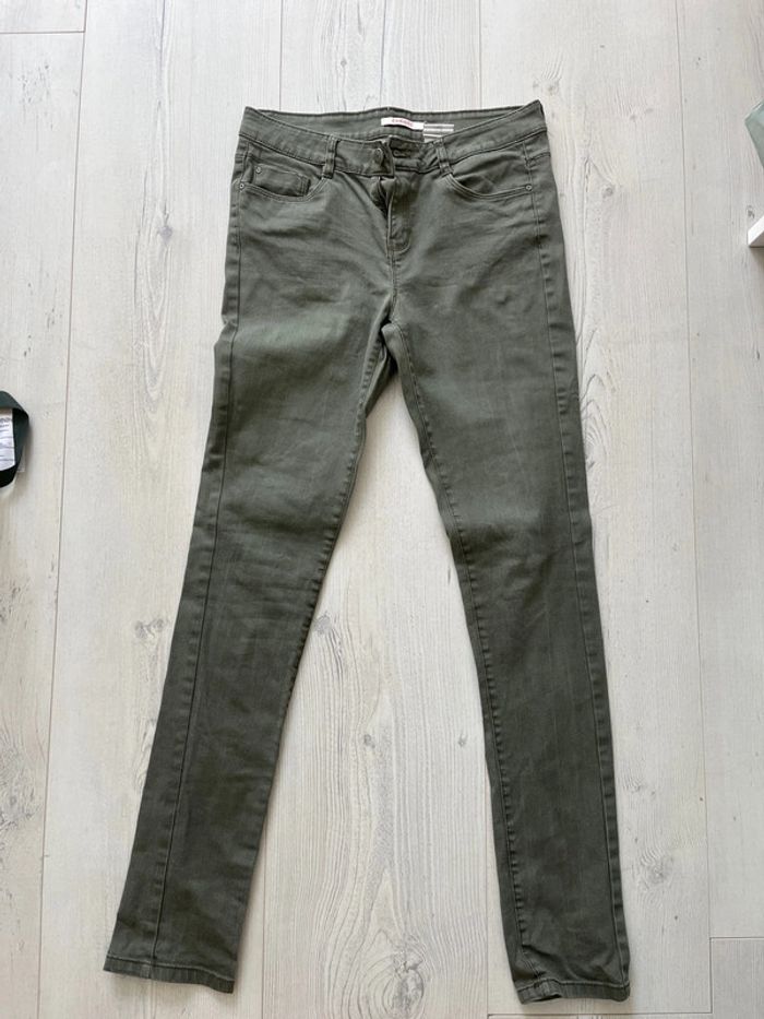 Pantalon vert kaki jean