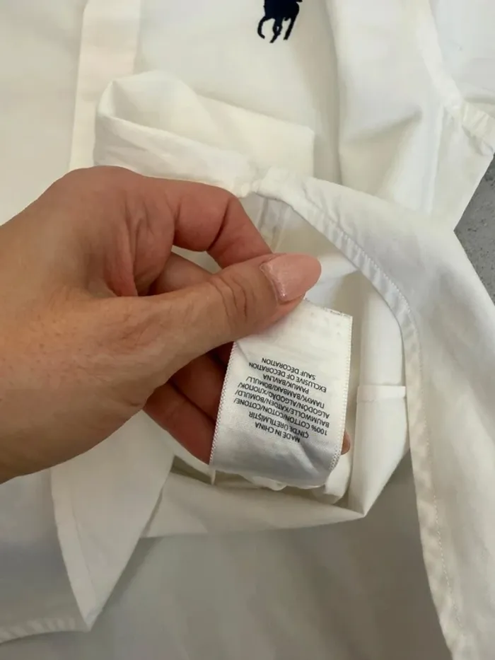 Chemise Polo Golf Ralph Lauren femme blanche taille S super état - photo numéro 12