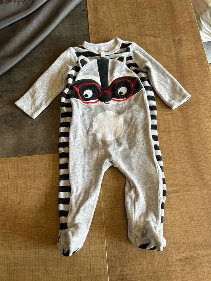 Pyjama 1 pièce bébé, 9 mois