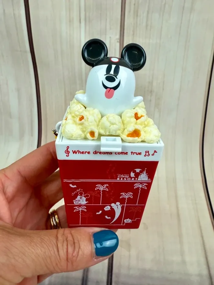 Boîte Figurine à suspendre Disney Halloween Mickey fantôme popcorn bucket Tokyo Disneylan - photo numéro 5